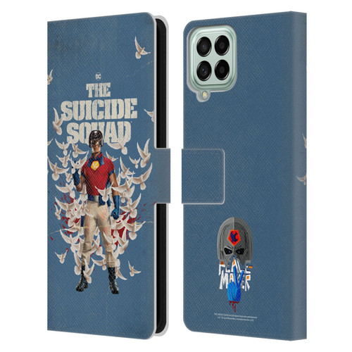 The Suicide Squad 2021 Character Poster Peacemaker Leather Book Wallet Case Cover For Samsung Galaxy M53 (2022)