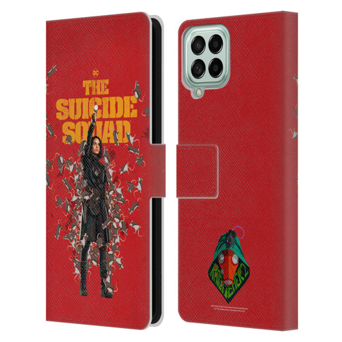 The Suicide Squad 2021 Character Poster Ratcatcher Leather Book Wallet Case Cover For Samsung Galaxy M53 (2022)