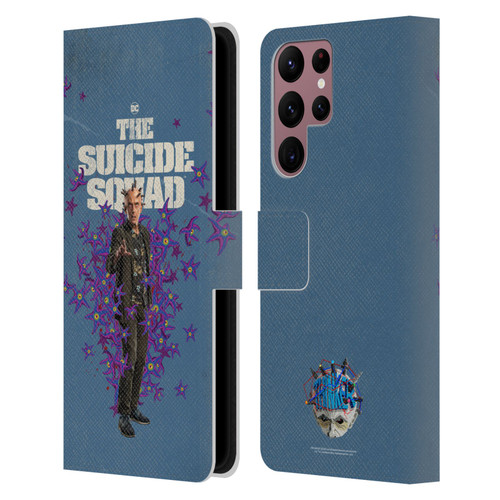 The Suicide Squad 2021 Character Poster Thinker Leather Book Wallet Case Cover For Samsung Galaxy S22 Ultra 5G