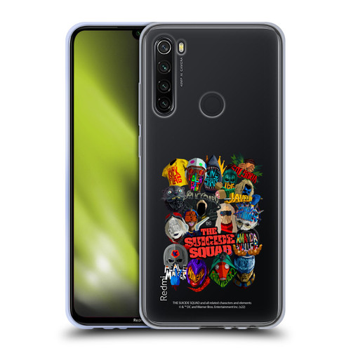 The Suicide Squad 2021 Character Poster Group Head Soft Gel Case for Xiaomi Redmi Note 8T