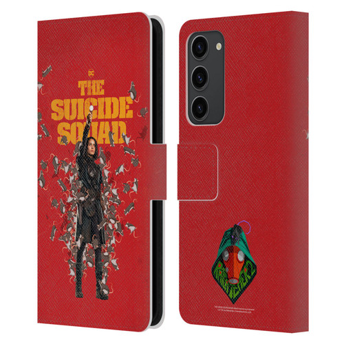 The Suicide Squad 2021 Character Poster Ratcatcher Leather Book Wallet Case Cover For Samsung Galaxy S23+ 5G