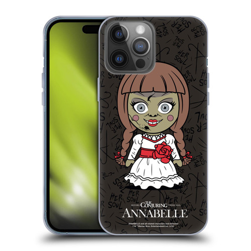 Annabelle Graphics Character Art Soft Gel Case for Apple iPhone 14 Pro Max