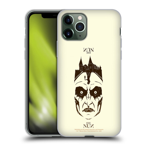 The Nun Valak Graphics Double Exposure 2 Soft Gel Case for Apple iPhone 11 Pro