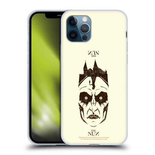The Nun Valak Graphics Double Exposure 2 Soft Gel Case for Apple iPhone 12 / iPhone 12 Pro