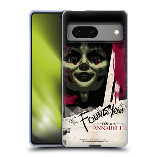 Annabelle Graphics Found You Soft Gel Case for Google Pixel 7