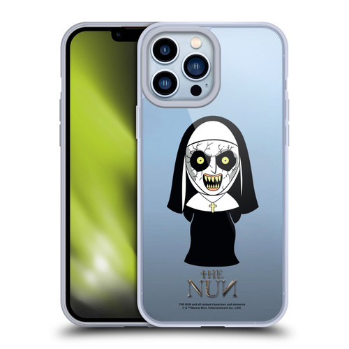 The Nun Valak Graphics Character Soft Gel Case for Apple iPhone 13 Pro Max