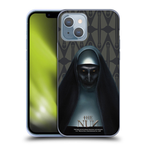 The Nun Valak Graphics Portrait Soft Gel Case for Apple iPhone 14