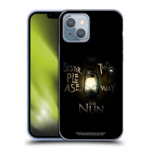 The Nun Valak Graphics This Way Soft Gel Case for Apple iPhone 14