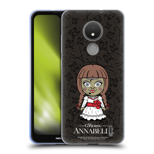 Annabelle Graphics Character Art Soft Gel Case for Nokia C21