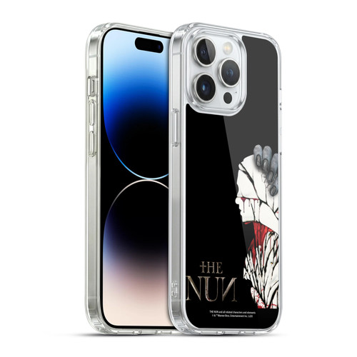 The Nun Valak Graphics Blood Hand Soft Gel Case for Apple iPhone 14 Pro Max & MagSafe