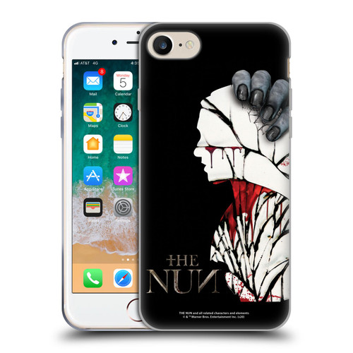 The Nun Valak Graphics Blood Hand Soft Gel Case for Apple iPhone 7 / 8 / SE 2020 & 2022