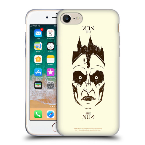 The Nun Valak Graphics Double Exposure 2 Soft Gel Case for Apple iPhone 7 / 8 / SE 2020 & 2022