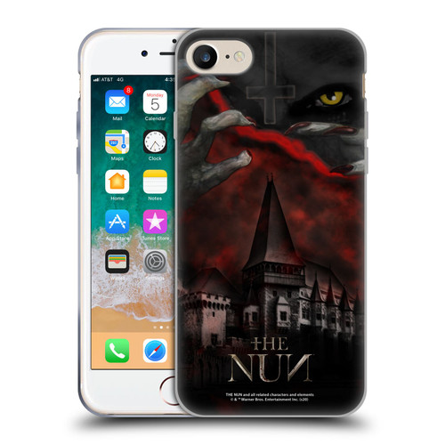 The Nun Valak Graphics Monastery Soft Gel Case for Apple iPhone 7 / 8 / SE 2020 & 2022