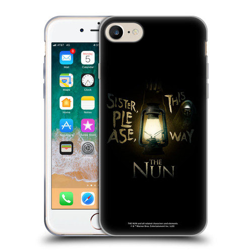 The Nun Valak Graphics This Way Soft Gel Case for Apple iPhone 7 / 8 / SE 2020 & 2022