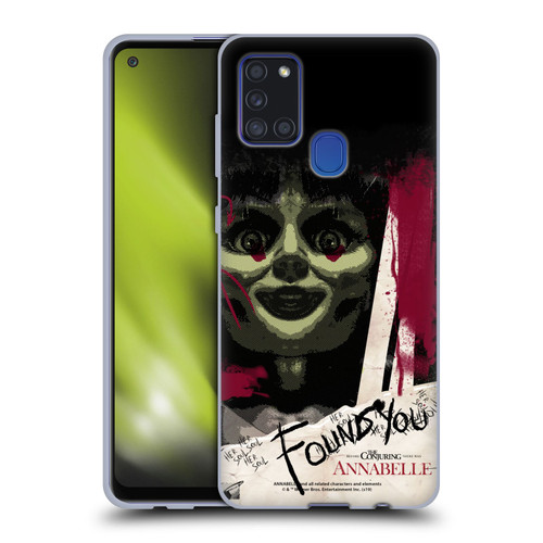 Annabelle Graphics Found You Soft Gel Case for Samsung Galaxy A21s (2020)