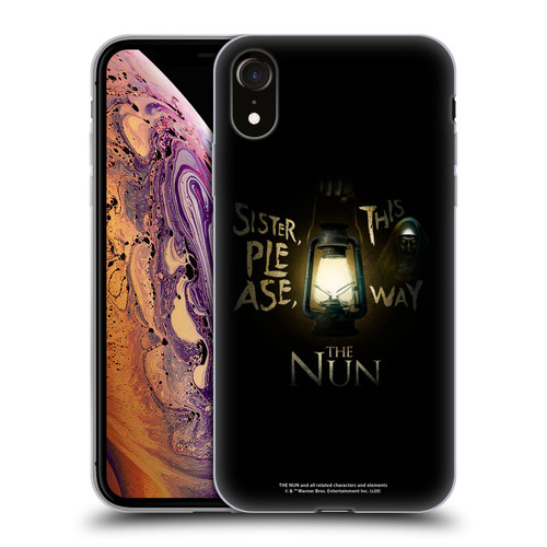 The Nun Valak Graphics This Way Soft Gel Case for Apple iPhone XR