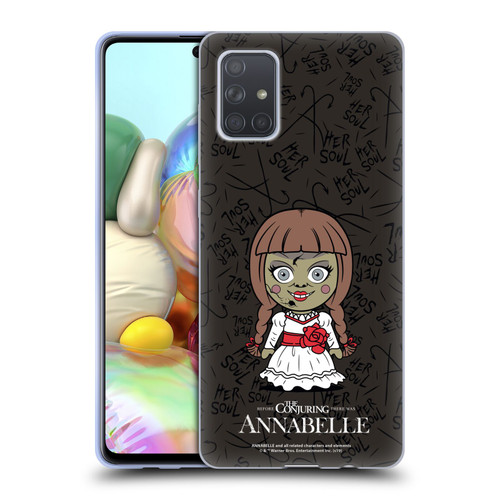 Annabelle Graphics Character Art Soft Gel Case for Samsung Galaxy A71 (2019)