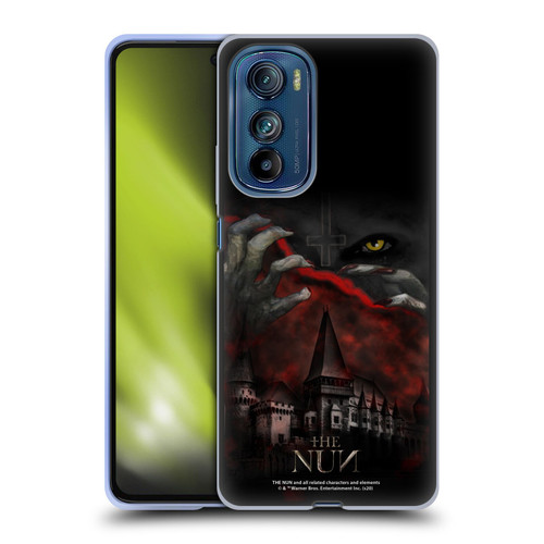 The Nun Valak Graphics Monastery Soft Gel Case for Motorola Edge 30