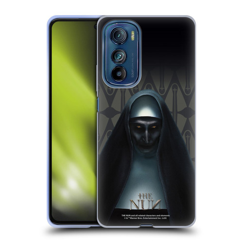 The Nun Valak Graphics Portrait Soft Gel Case for Motorola Edge 30