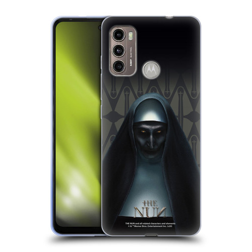 The Nun Valak Graphics Portrait Soft Gel Case for Motorola Moto G60 / Moto G40 Fusion