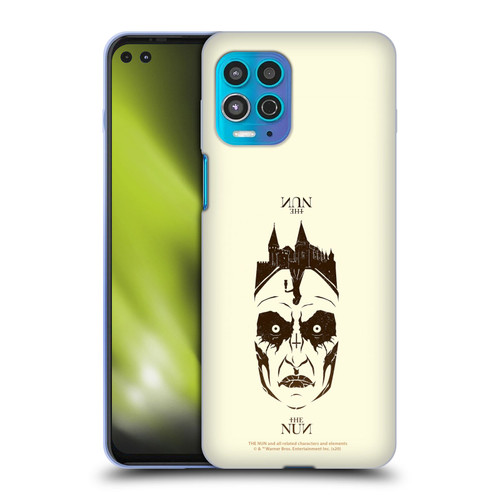 The Nun Valak Graphics Double Exposure 2 Soft Gel Case for Motorola Moto G100