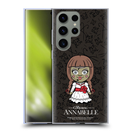 Annabelle Graphics Character Art Soft Gel Case for Samsung Galaxy S23 Ultra 5G