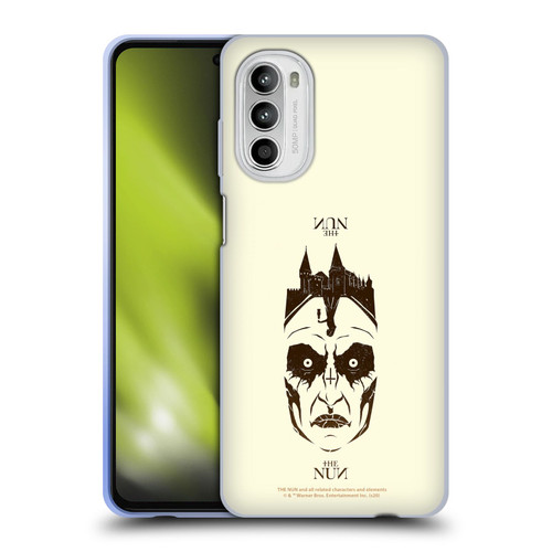 The Nun Valak Graphics Double Exposure 2 Soft Gel Case for Motorola Moto G52