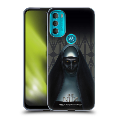 The Nun Valak Graphics Portrait Soft Gel Case for Motorola Moto G71 5G