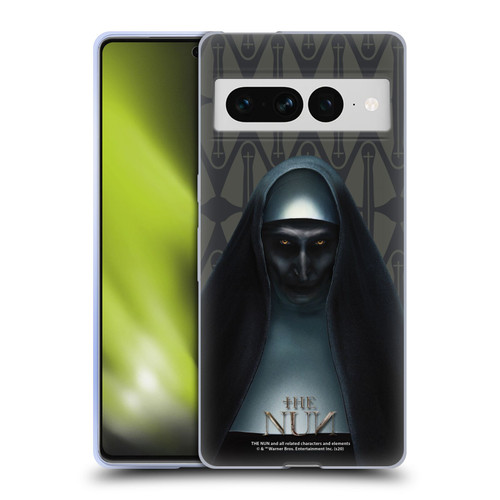 The Nun Valak Graphics Portrait Soft Gel Case for Google Pixel 7 Pro