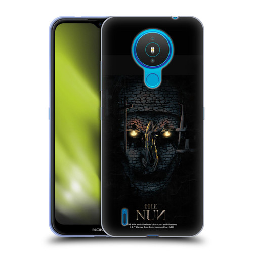 The Nun Valak Graphics Double Exposure Soft Gel Case for Nokia 1.4