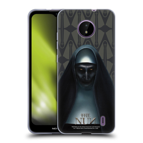 The Nun Valak Graphics Portrait Soft Gel Case for Nokia C10 / C20