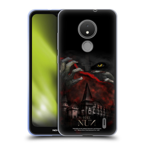 The Nun Valak Graphics Monastery Soft Gel Case for Nokia C21