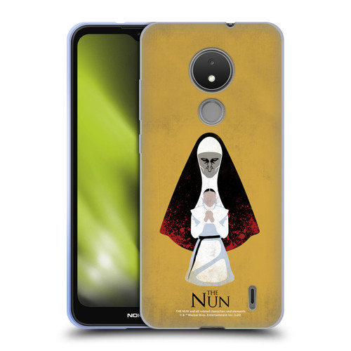 The Nun Valak Graphics Pray Soft Gel Case for Nokia C21