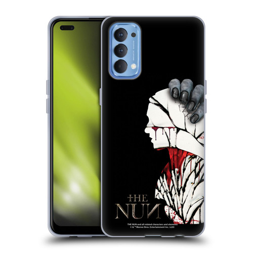 The Nun Valak Graphics Blood Hand Soft Gel Case for OPPO Reno 4 5G