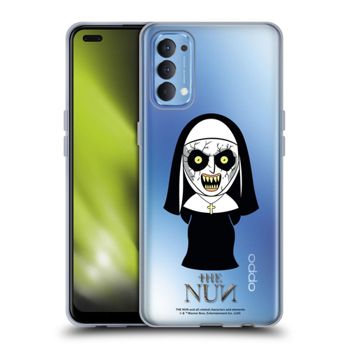 The Nun Valak Graphics Character Soft Gel Case for OPPO Reno 4 5G