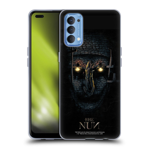 The Nun Valak Graphics Double Exposure Soft Gel Case for OPPO Reno 4 5G