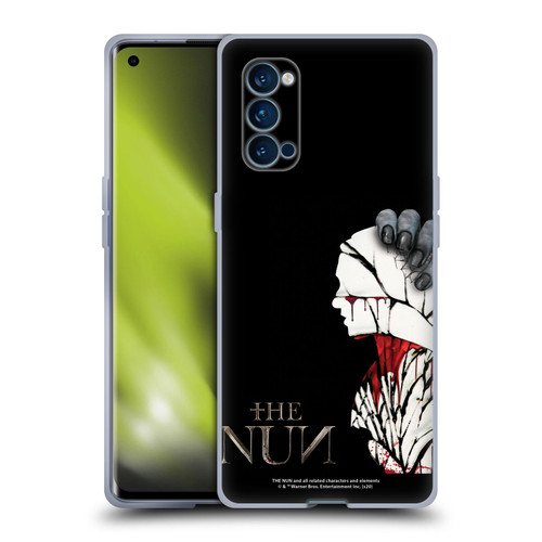 The Nun Valak Graphics Blood Hand Soft Gel Case for OPPO Reno 4 Pro 5G