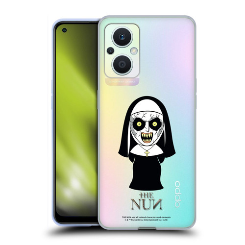 The Nun Valak Graphics Character Soft Gel Case for OPPO Reno8 Lite