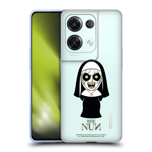 The Nun Valak Graphics Character Soft Gel Case for OPPO Reno8 Pro