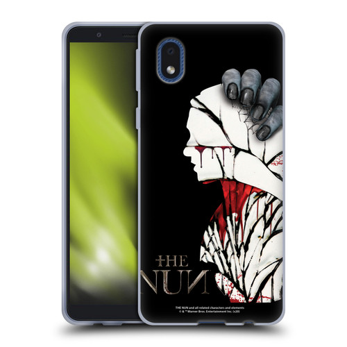 The Nun Valak Graphics Blood Hand Soft Gel Case for Samsung Galaxy A01 Core (2020)