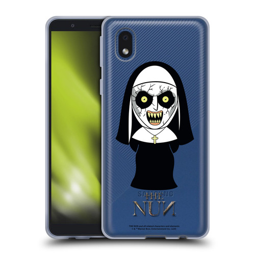 The Nun Valak Graphics Character Soft Gel Case for Samsung Galaxy A01 Core (2020)