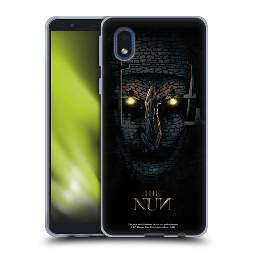 The Nun Valak Graphics Double Exposure Soft Gel Case for Samsung Galaxy A01 Core (2020)