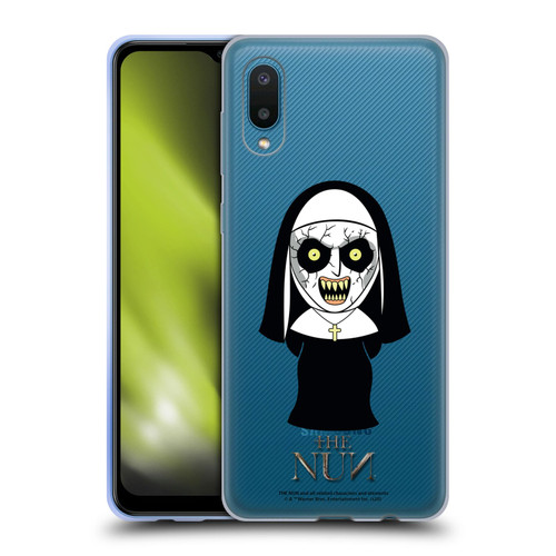 The Nun Valak Graphics Character Soft Gel Case for Samsung Galaxy A02/M02 (2021)
