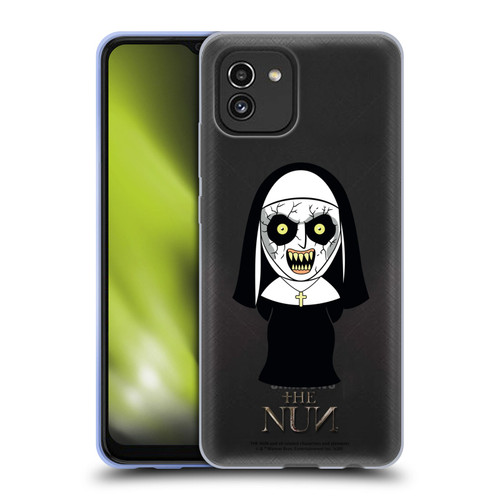 The Nun Valak Graphics Character Soft Gel Case for Samsung Galaxy A03 (2021)