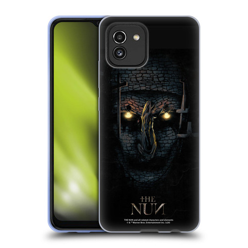 The Nun Valak Graphics Double Exposure Soft Gel Case for Samsung Galaxy A03 (2021)