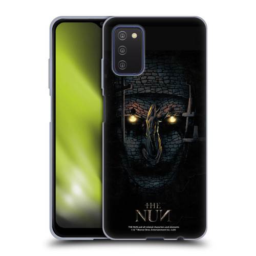 The Nun Valak Graphics Double Exposure Soft Gel Case for Samsung Galaxy A03s (2021)