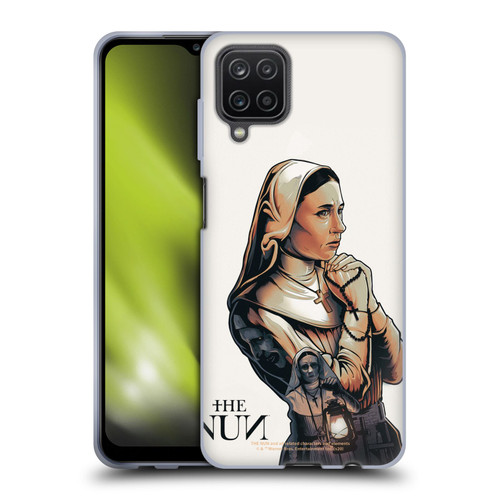 The Nun Valak Graphics Pray 2 Soft Gel Case for Samsung Galaxy A12 (2020)