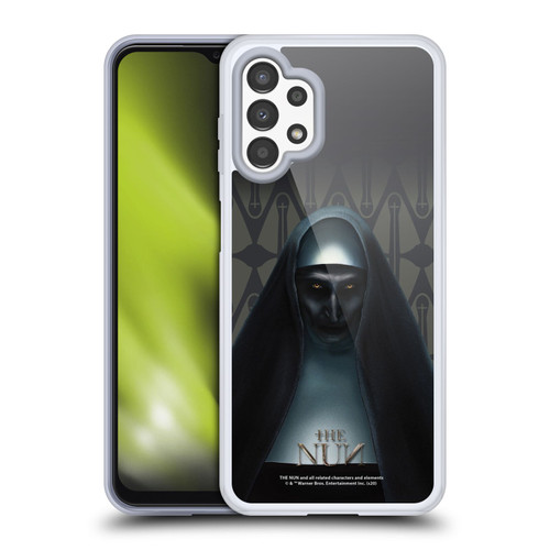 The Nun Valak Graphics Portrait Soft Gel Case for Samsung Galaxy A13 (2022)