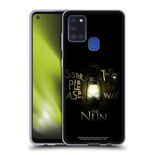 The Nun Valak Graphics This Way Soft Gel Case for Samsung Galaxy A21s (2020)