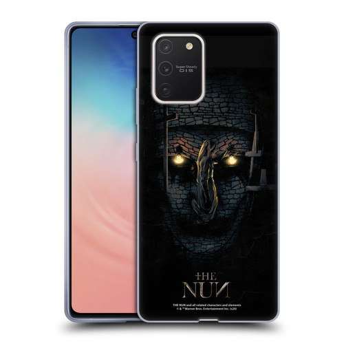 The Nun Valak Graphics Double Exposure Soft Gel Case for Samsung Galaxy S10 Lite